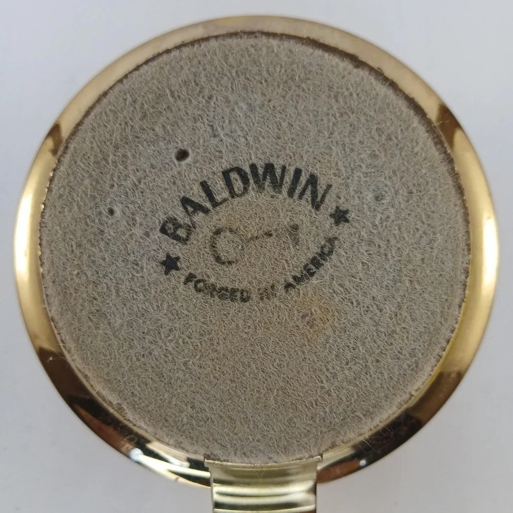 Vintage Baldwin Brass Skillet Chamberstick Candlestick‎ 8